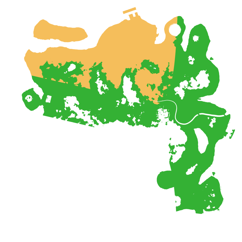 Biome Rust Map: Procedural Map, Size: 3600, Seed: 1933489937