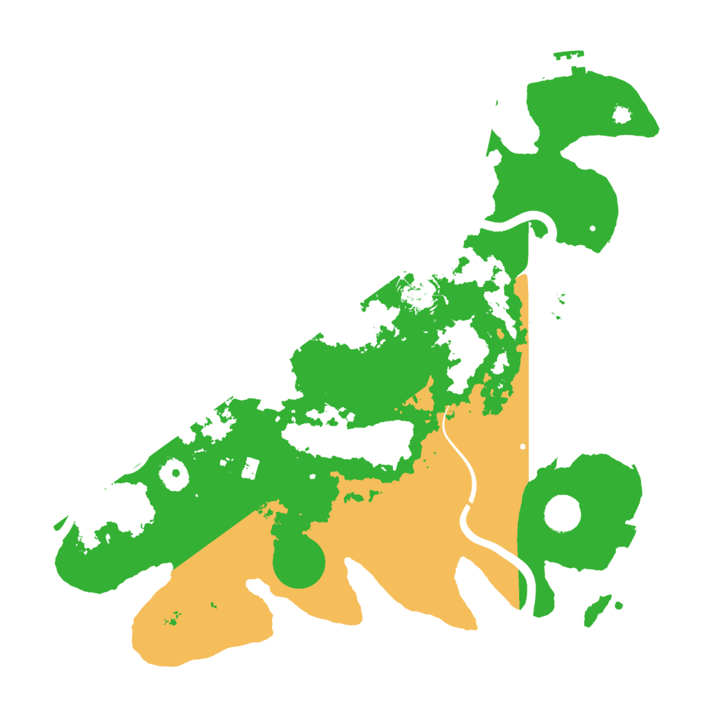 Biome Rust Map: Procedural Map, Size: 3550, Seed: 839576