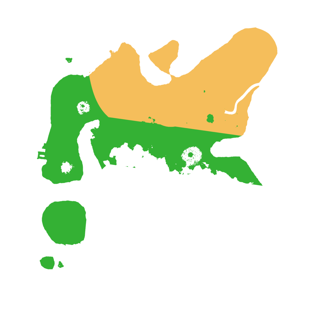 Biome Rust Map: Procedural Map, Size: 2500, Seed: 24890
