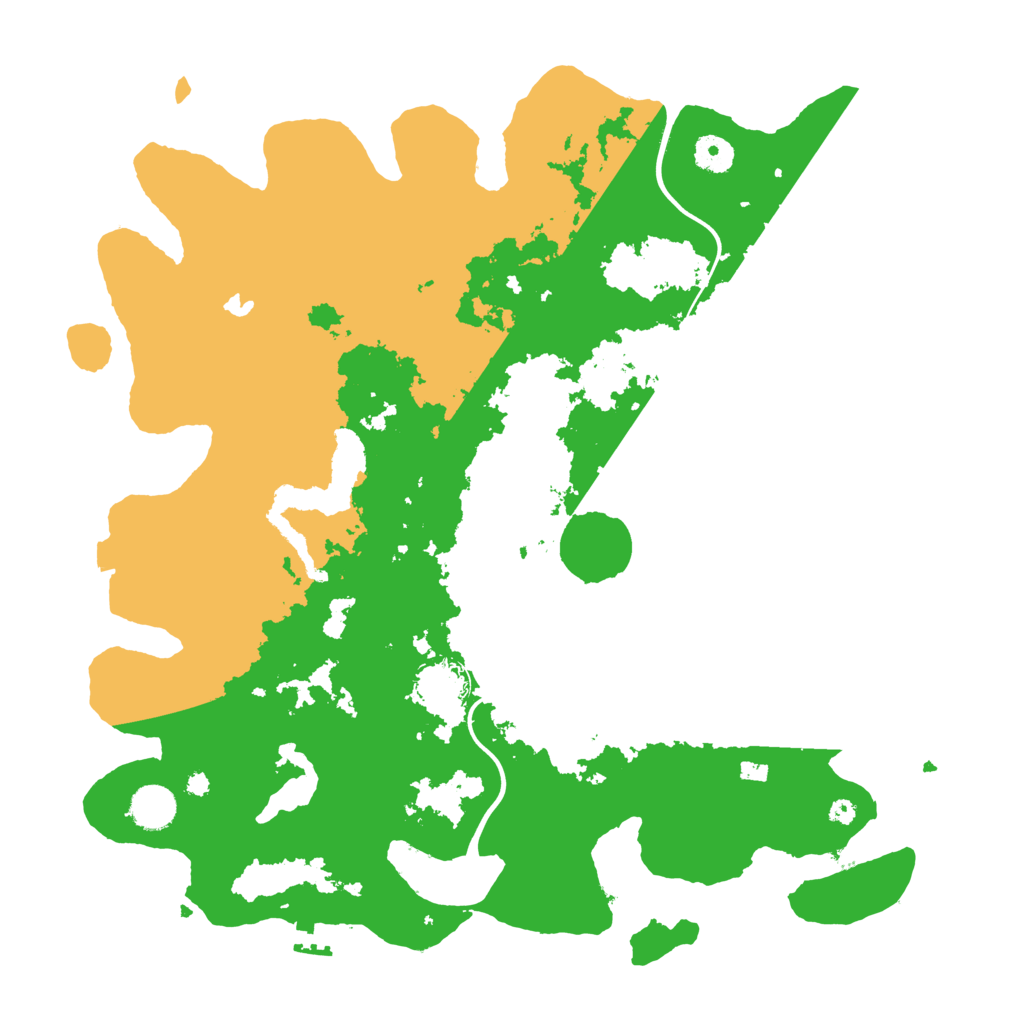 Biome Rust Map: Procedural Map, Size: 4000, Seed: 545433