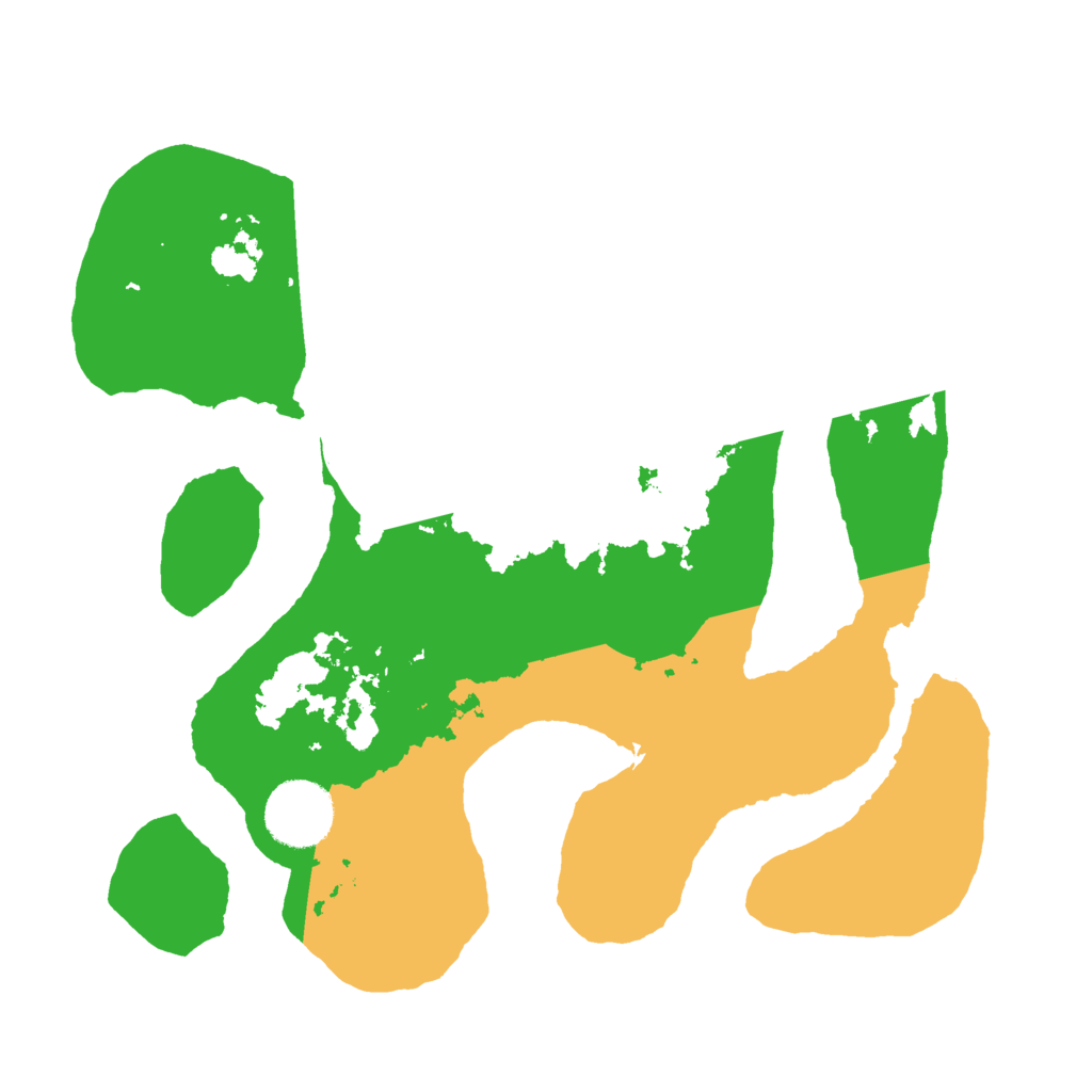 Biome Rust Map: Barren, Size: 2900, Seed: 1