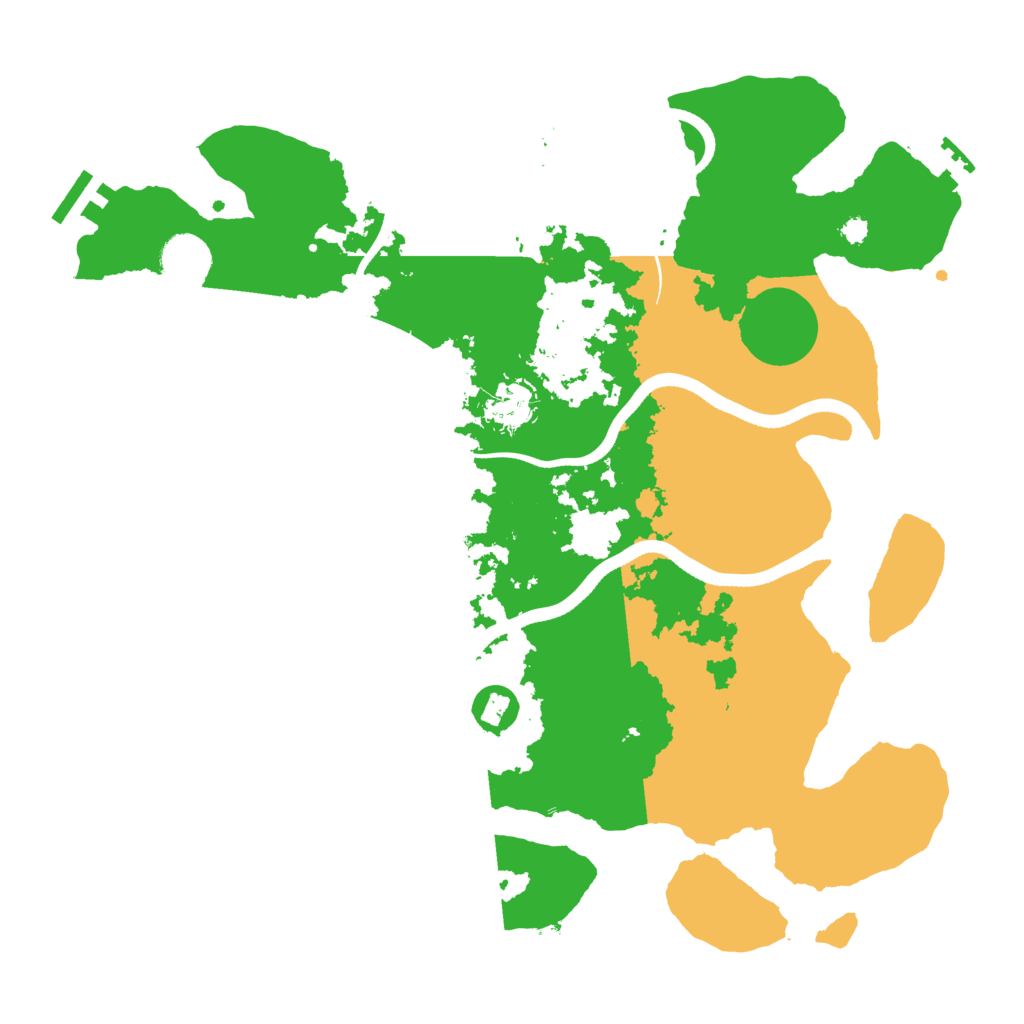 Biome Rust Map: Procedural Map, Size: 3550, Seed: 876872