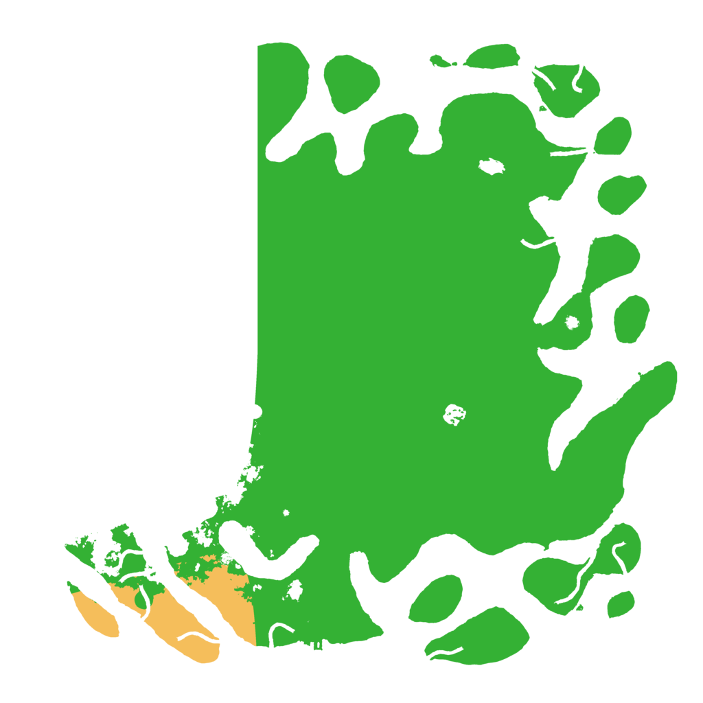 Biome Rust Map: Procedural Map, Size: 5000, Seed: 19282