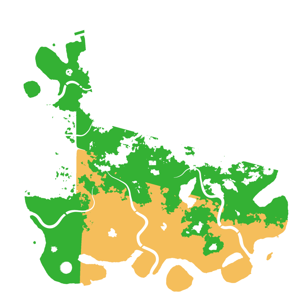 Biome Rust Map: Procedural Map, Size: 4500, Seed: 66004