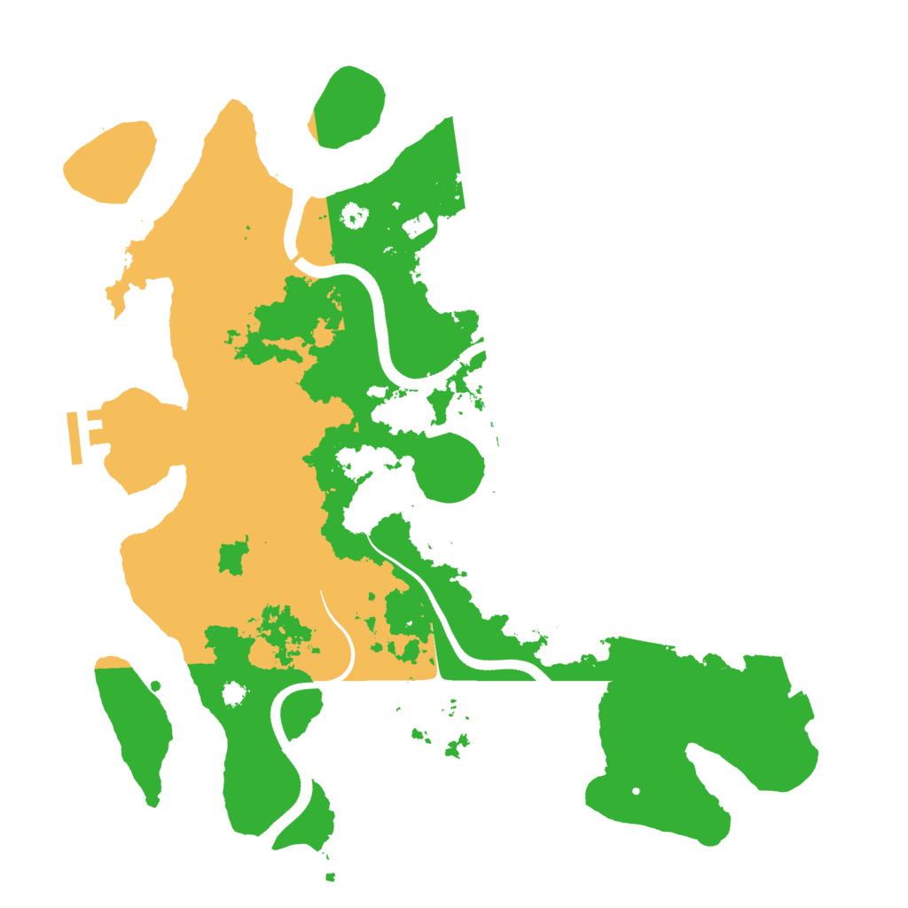 Biome Rust Map: Procedural Map, Size: 3500, Seed: 3022516