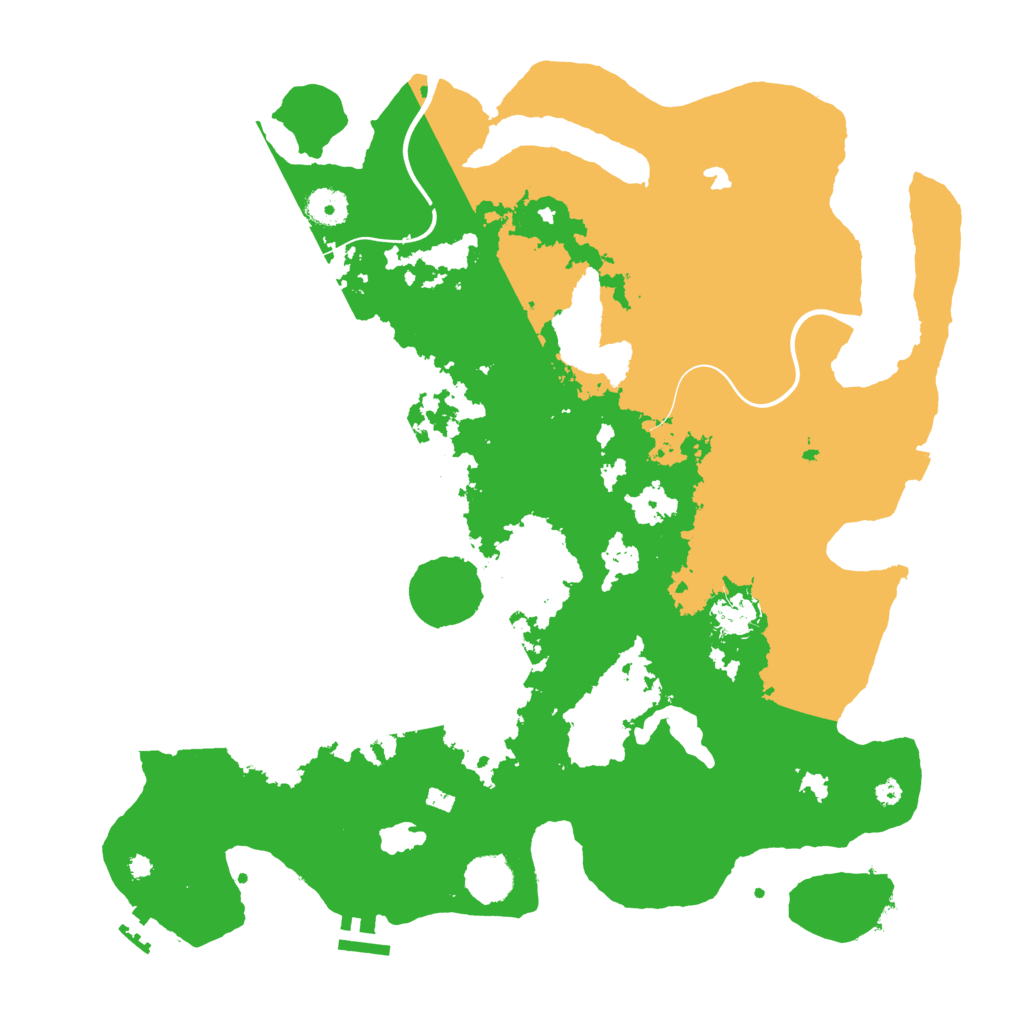 Biome Rust Map: Procedural Map, Size: 4000, Seed: 56678