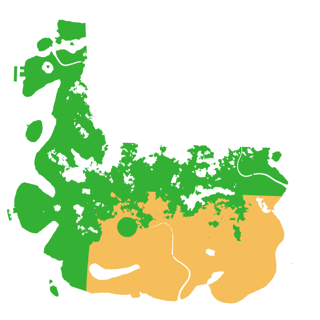 Biome Rust Map: Procedural Map, Size: 4250, Seed: 31550