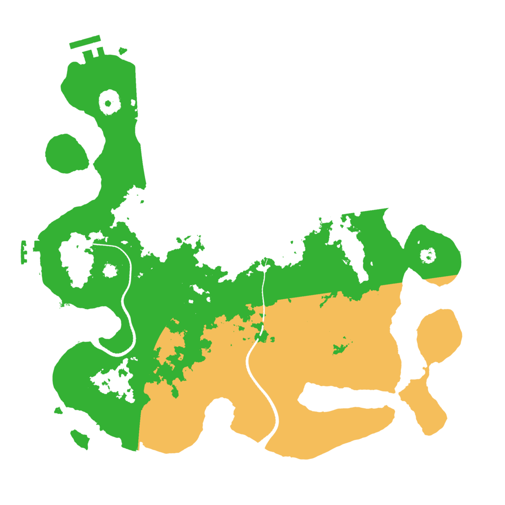 Biome Rust Map: Procedural Map, Size: 3250, Seed: 58