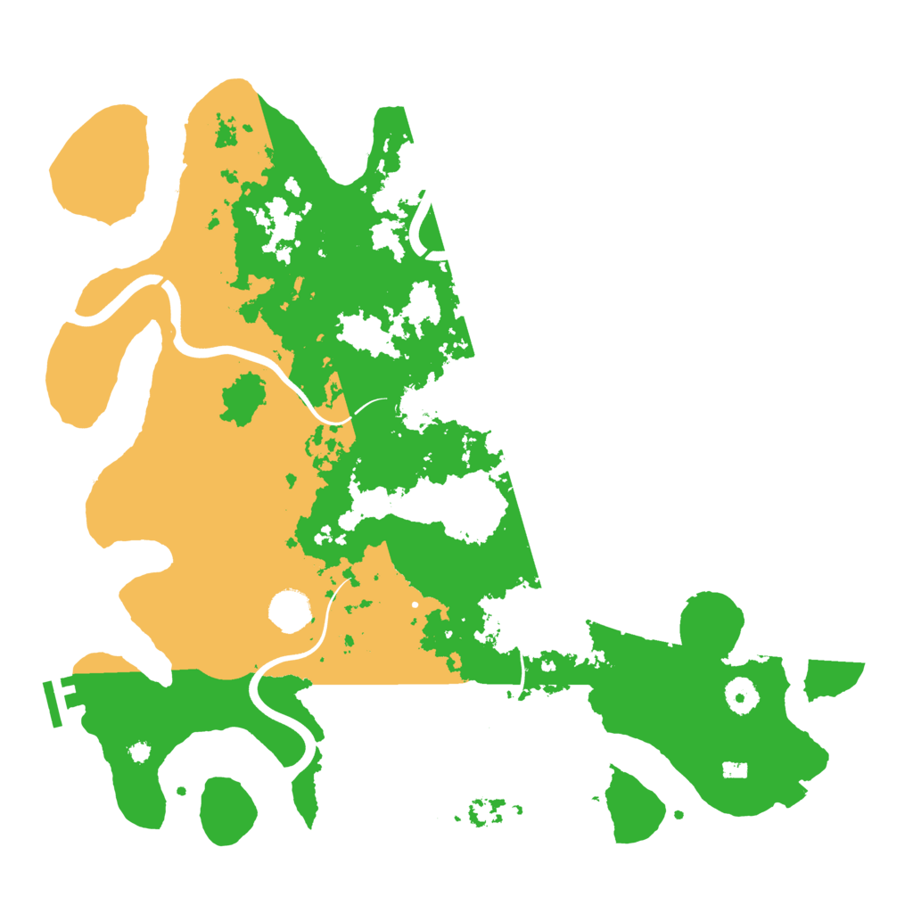 Biome Rust Map: Procedural Map, Size: 3950, Seed: 18720936