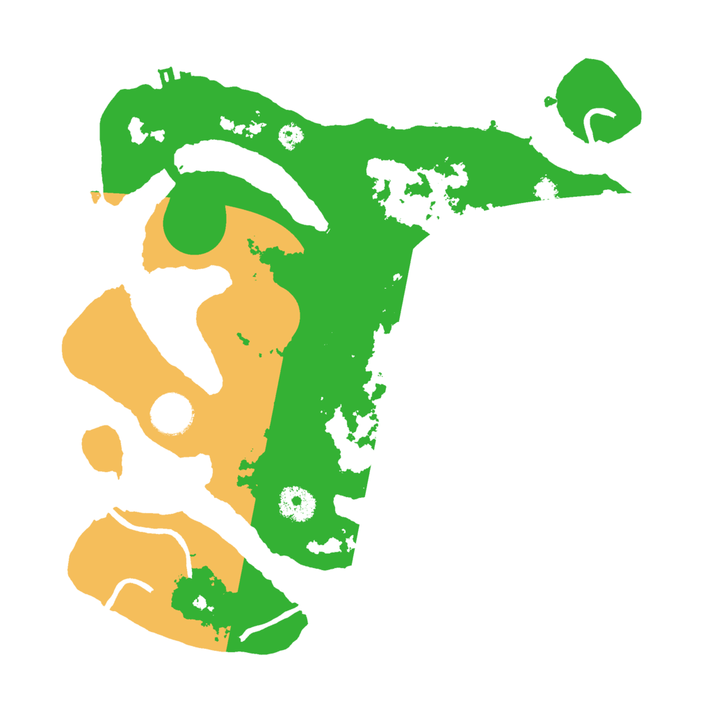 Biome Rust Map: Procedural Map, Size: 3000, Seed: 52994