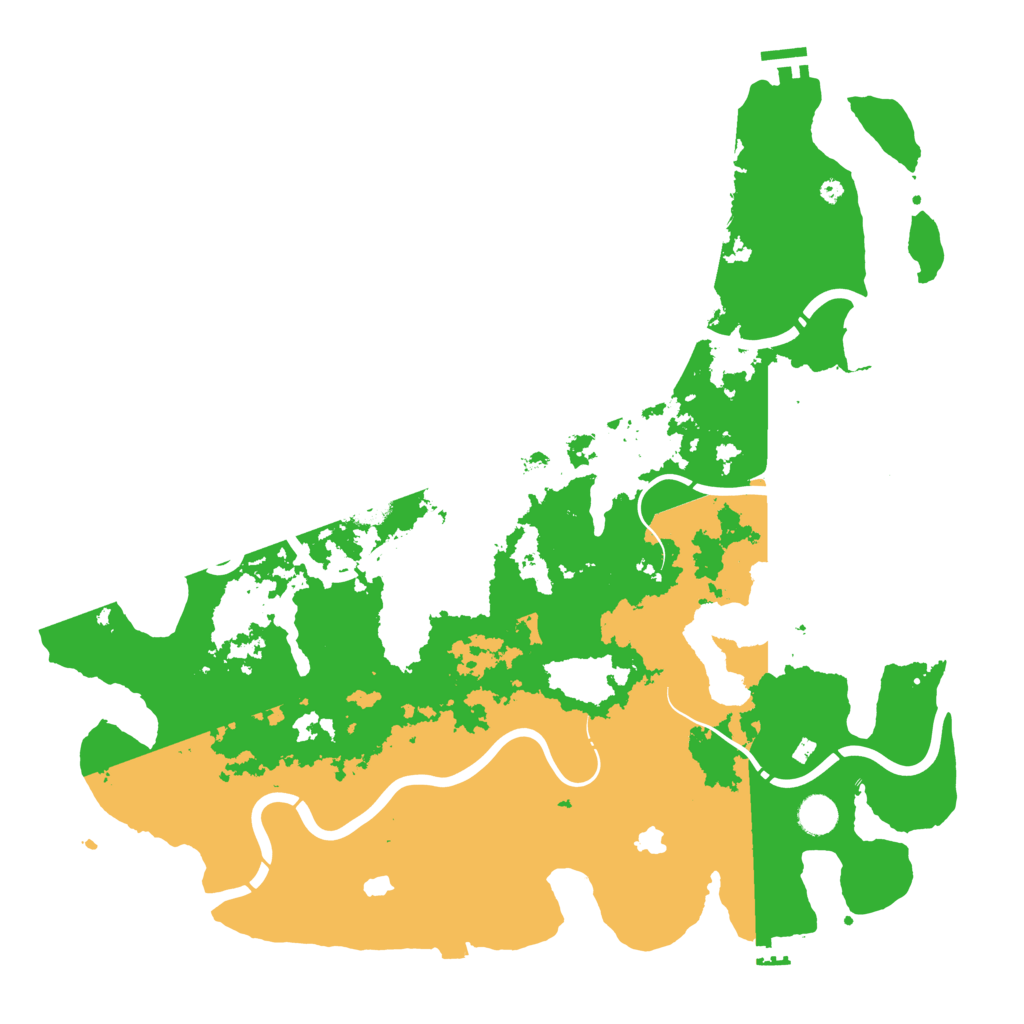 Biome Rust Map: Procedural Map, Size: 4500, Seed: 9572960