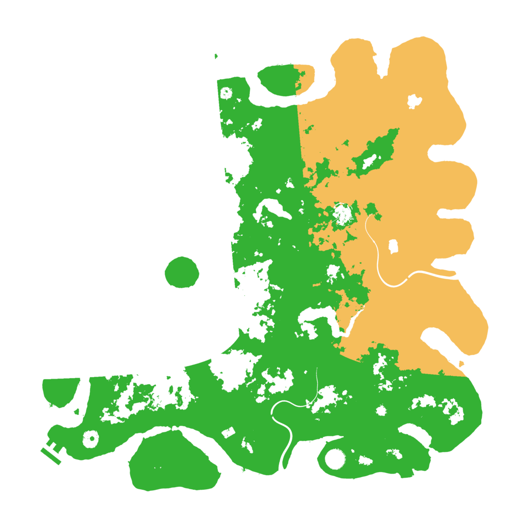 Biome Rust Map: Procedural Map, Size: 4500, Seed: 344503982