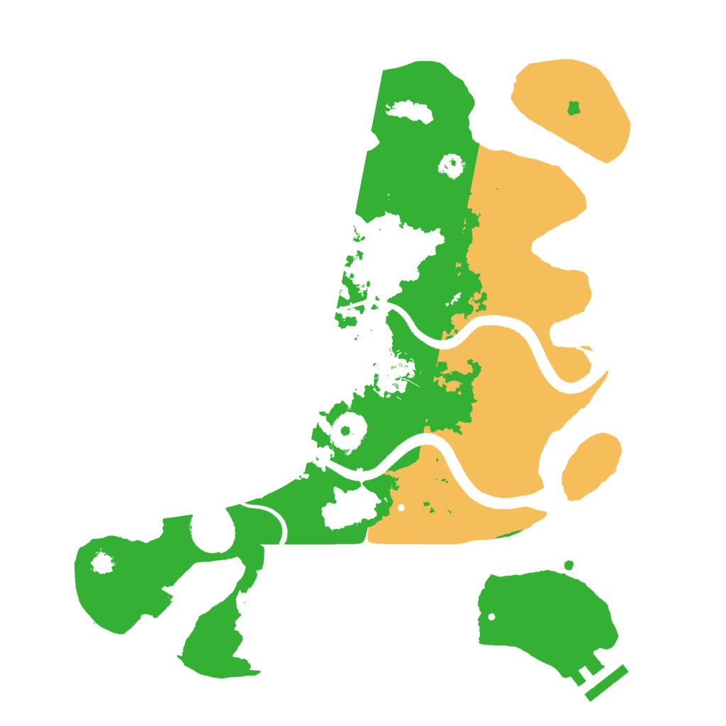Biome Rust Map: Procedural Map, Size: 3000, Seed: 2117892891