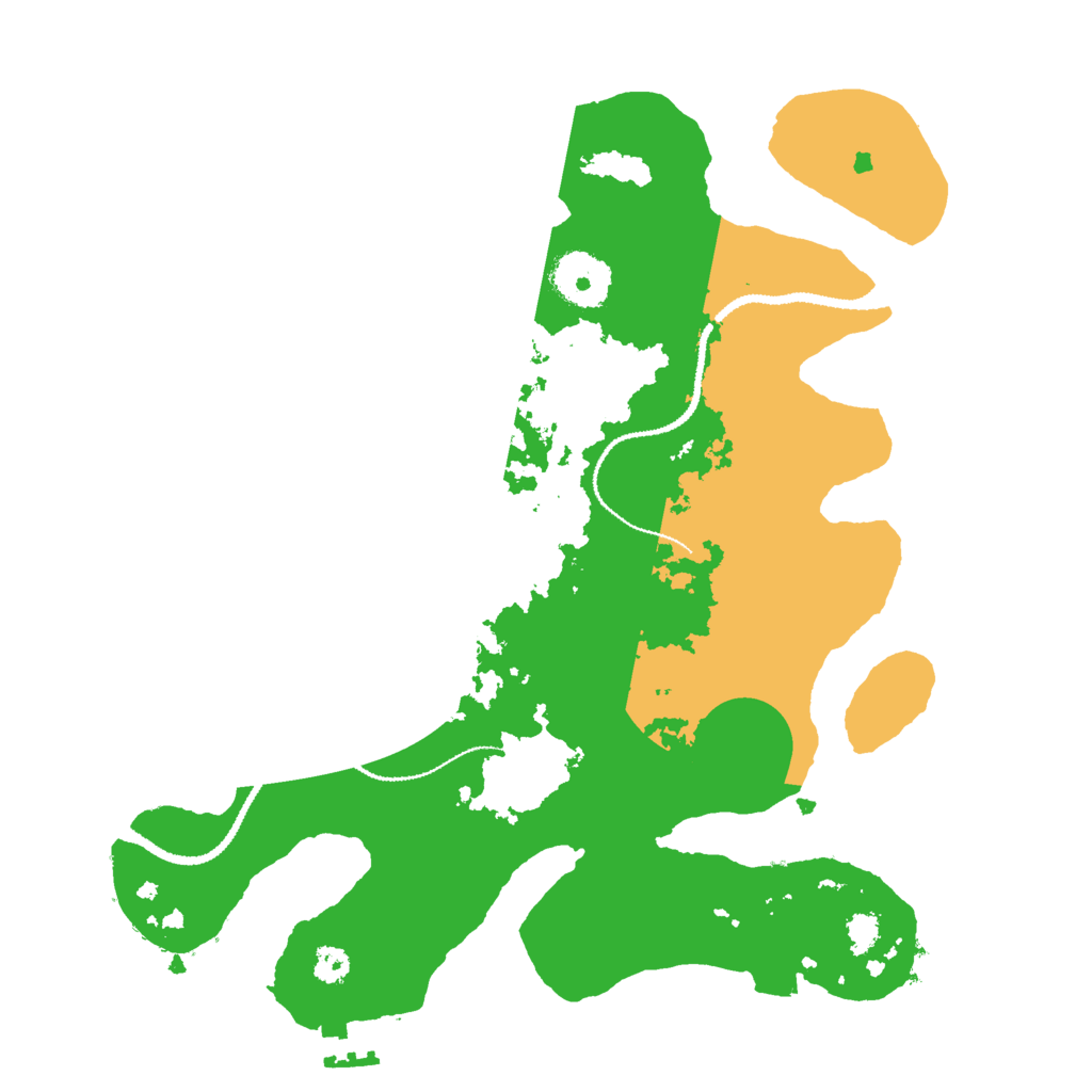 Biome Rust Map: Procedural Map, Size: 3000, Seed: 2117892891