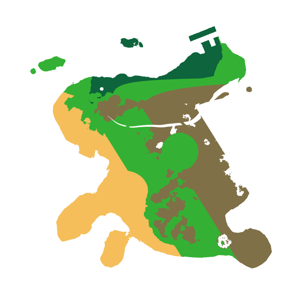 Biome Rust Map: Procedural Map, Size: 2200, Seed: 34425