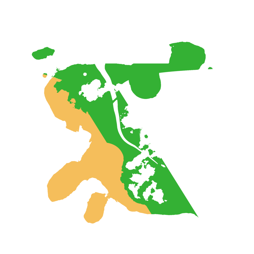 Biome Rust Map: Procedural Map, Size: 2200, Seed: 34425