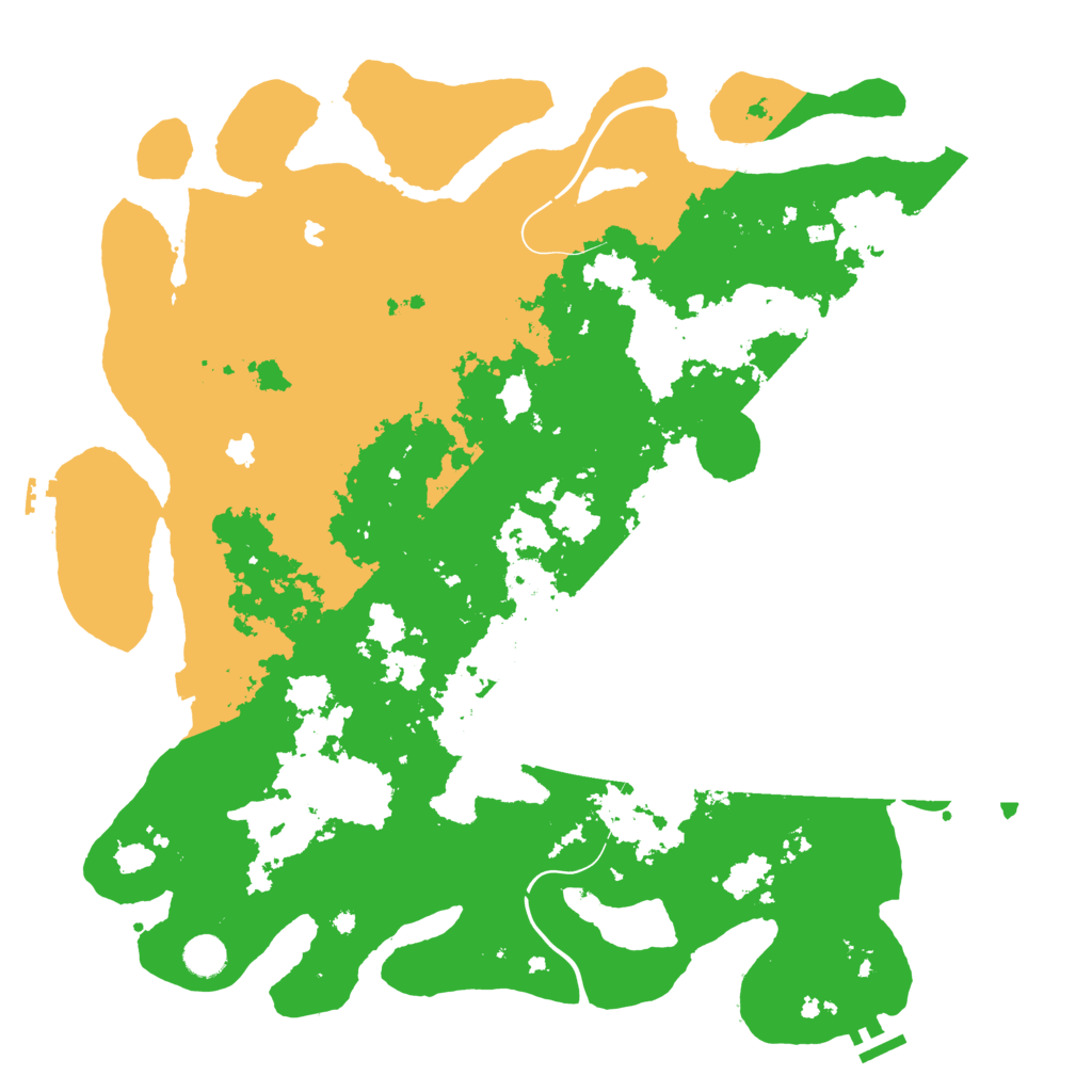 Biome Rust Map: Procedural Map, Size: 4500, Seed: 866712844