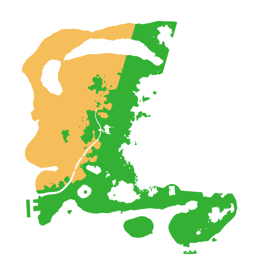 Biome Rust Map: Procedural Map, Size: 3000, Seed: 343835
