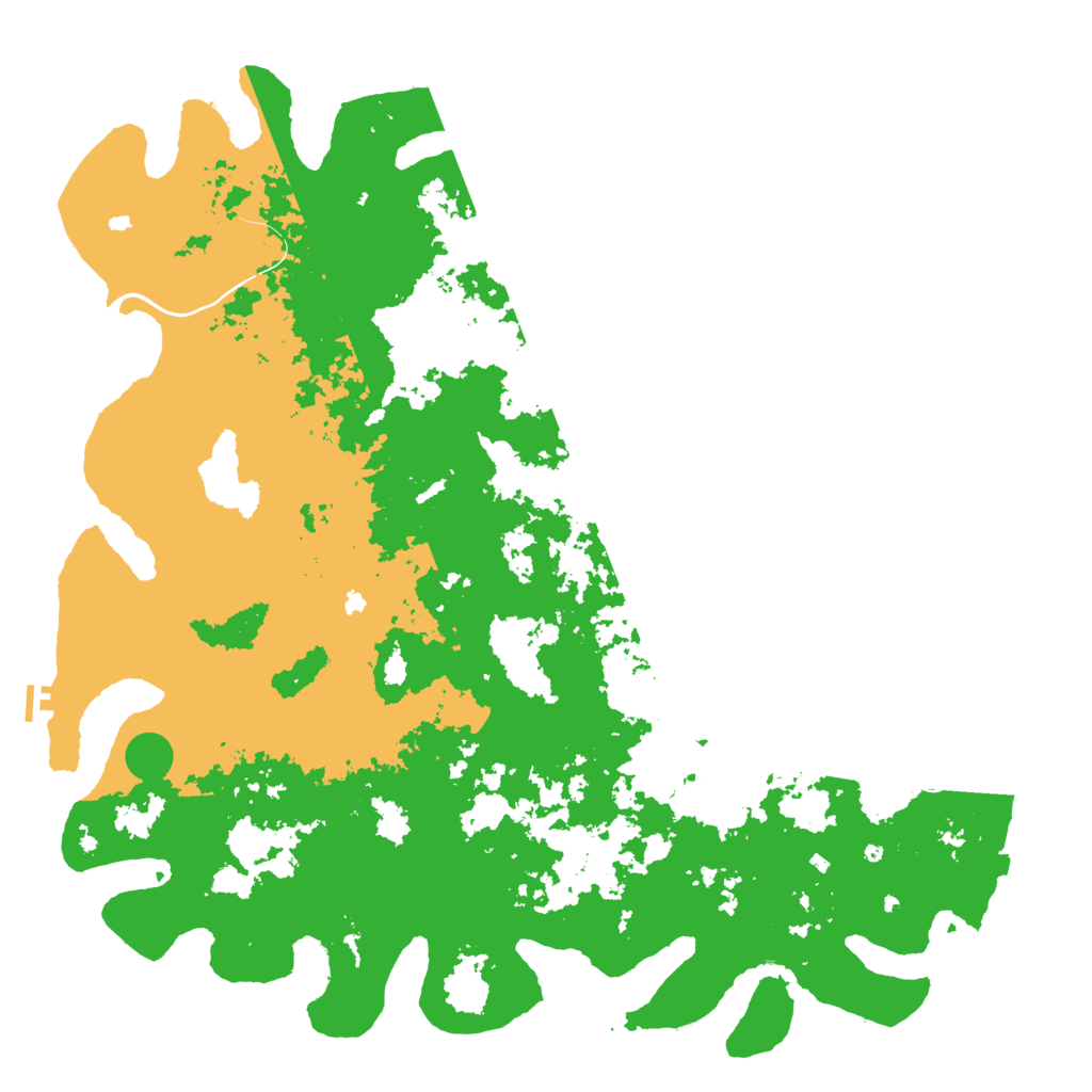 Biome Rust Map: Procedural Map, Size: 6000, Seed: 1971
