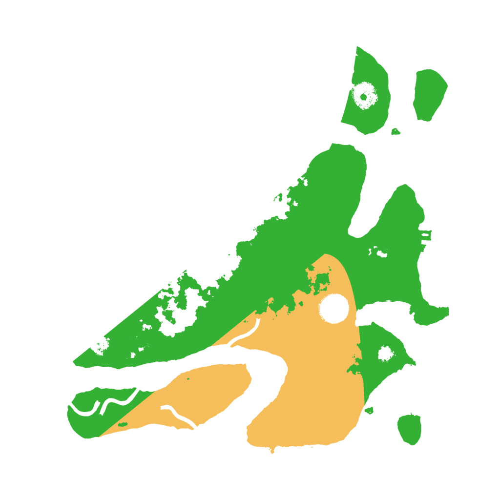 Biome Rust Map: Procedural Map, Size: 3000, Seed: 2409176