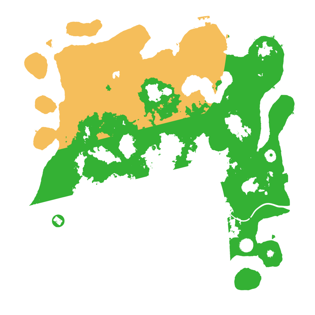 Biome Rust Map: Procedural Map, Size: 4000, Seed: 44664