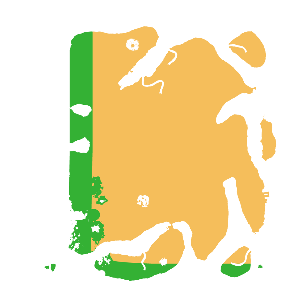 Biome Rust Map: Procedural Map, Size: 3700, Seed: 927017326