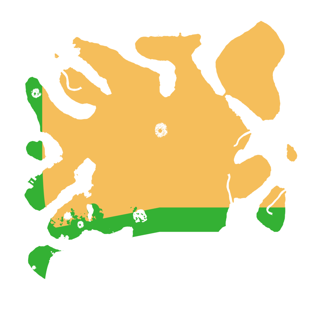 Biome Rust Map: Procedural Map, Size: 3500, Seed: 2923