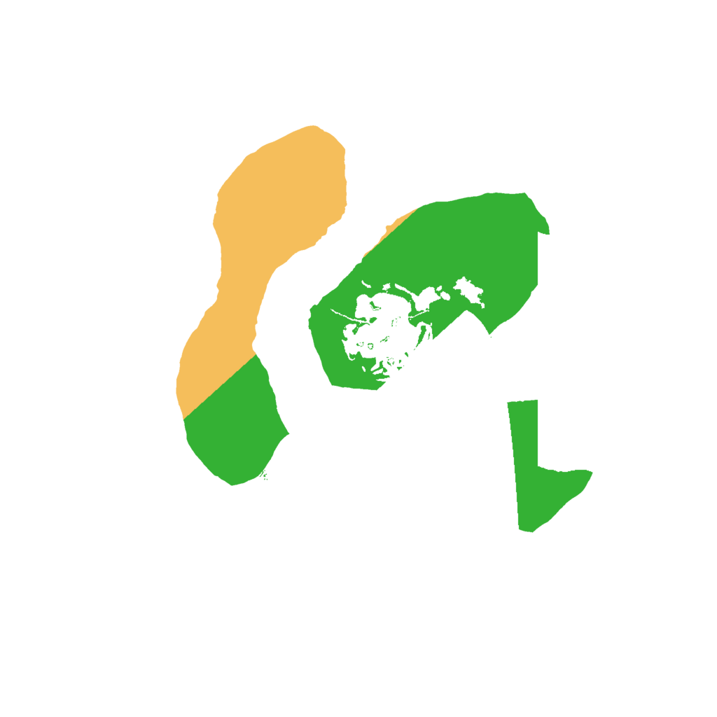 Biome Rust Map: Procedural Map, Size: 1600, Seed: 434544550