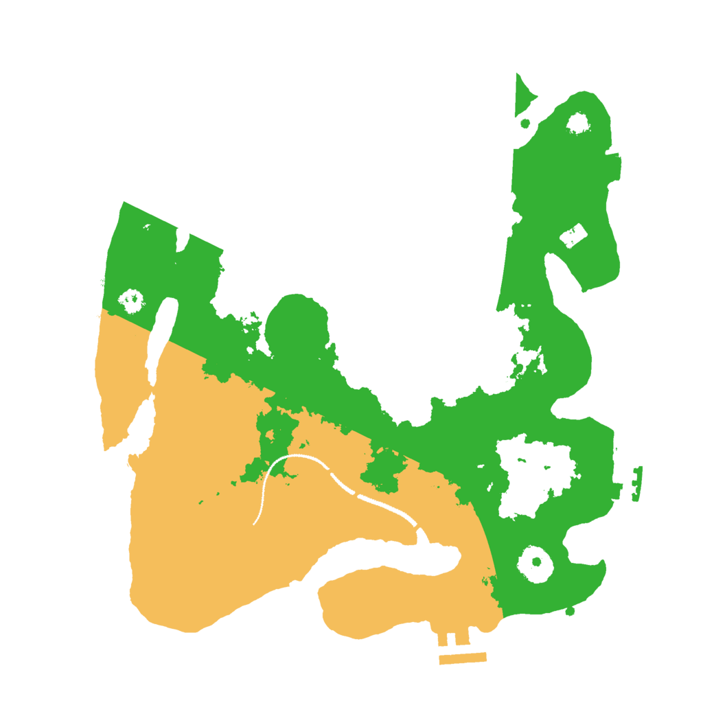 Biome Rust Map: Procedural Map, Size: 3000, Seed: 1947550416