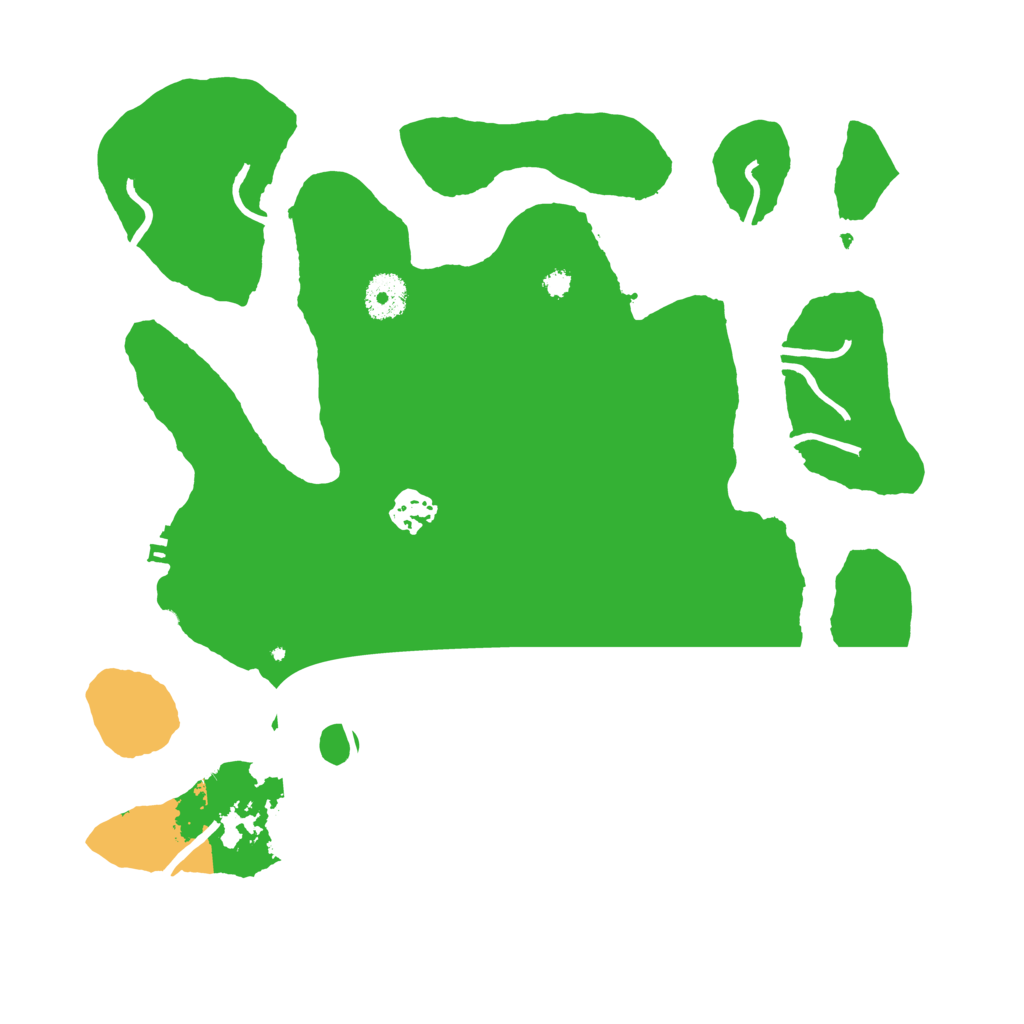 Biome Rust Map: Procedural Map, Size: 3500, Seed: 59444299