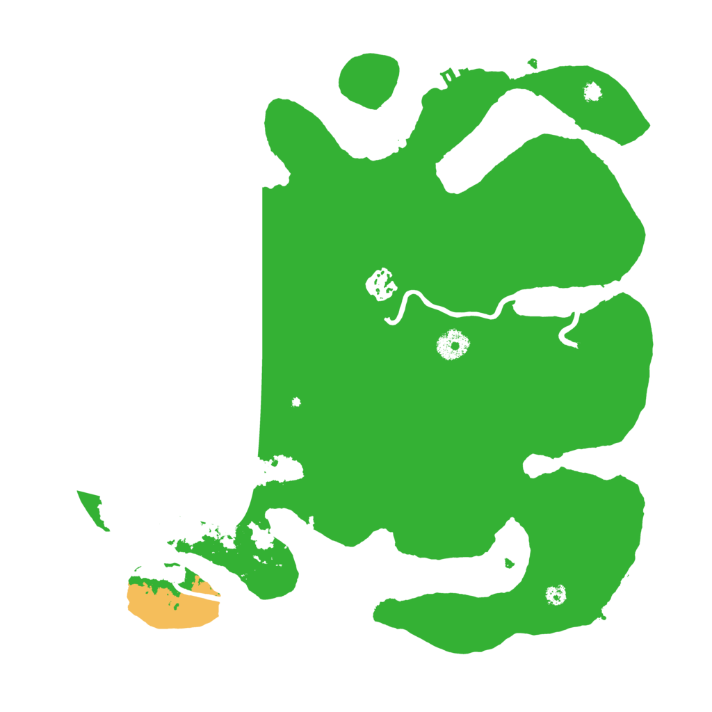 Biome Rust Map: Procedural Map, Size: 3500, Seed: 2428304