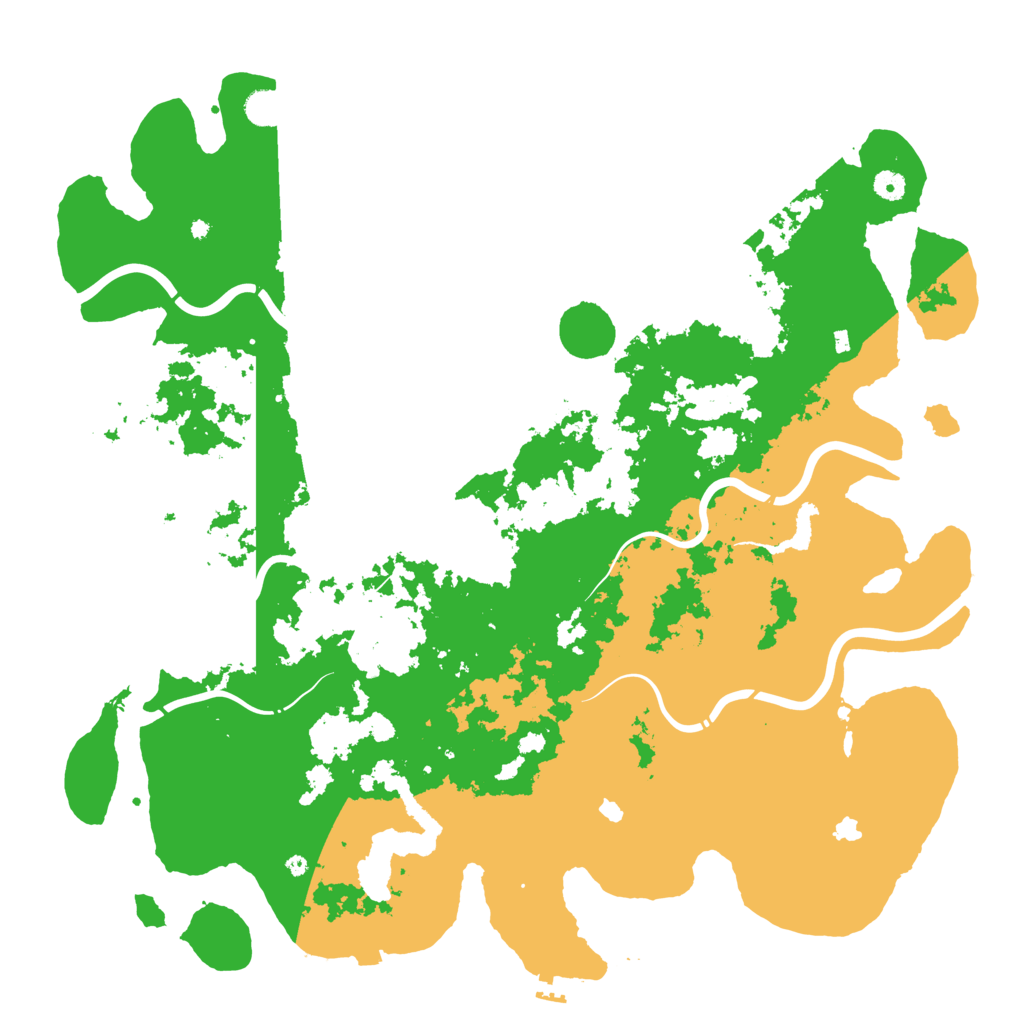 Biome Rust Map: Procedural Map, Size: 5000, Seed: 3213