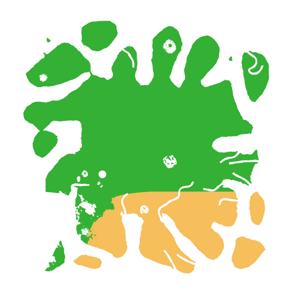 Biome Rust Map: Procedural Map, Size: 3500, Seed: 154816184