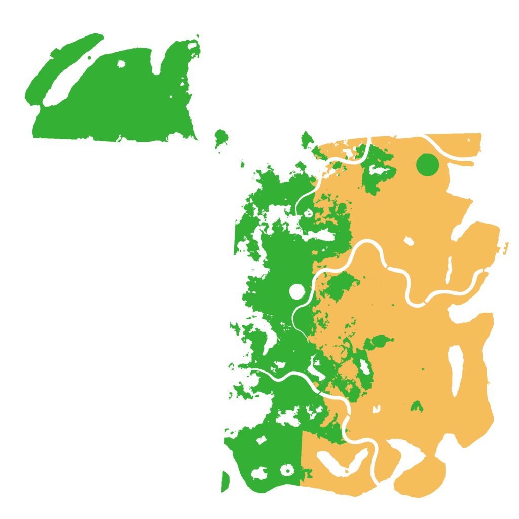 Biome Rust Map: Procedural Map, Size: 6000, Seed: 118377086
