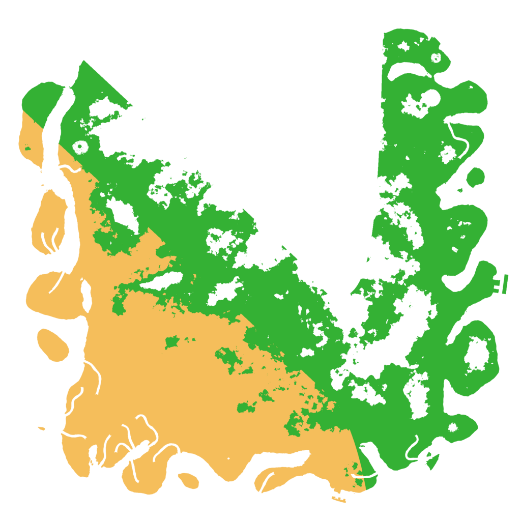 Biome Rust Map: Procedural Map, Size: 5400, Seed: 55232607