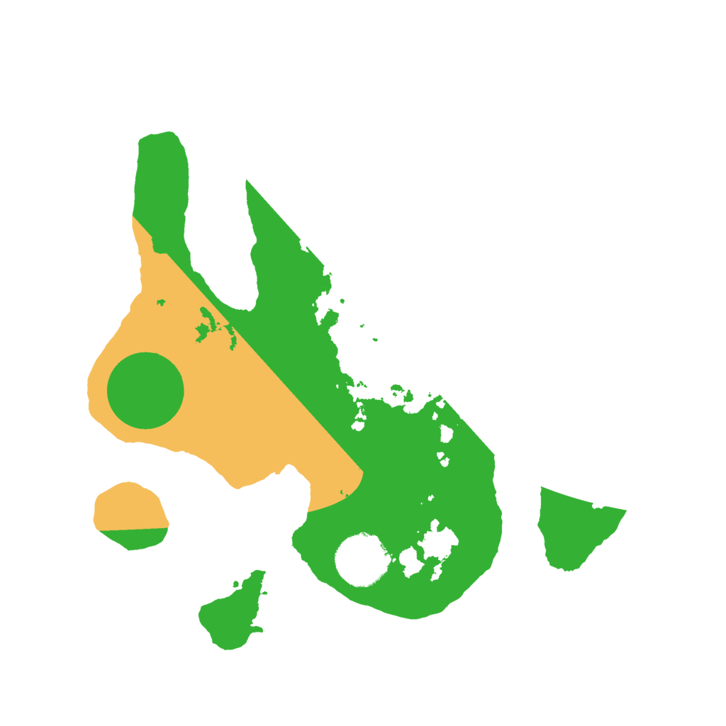 Biome Rust Map: Barren, Size: 2500, Seed: 841354