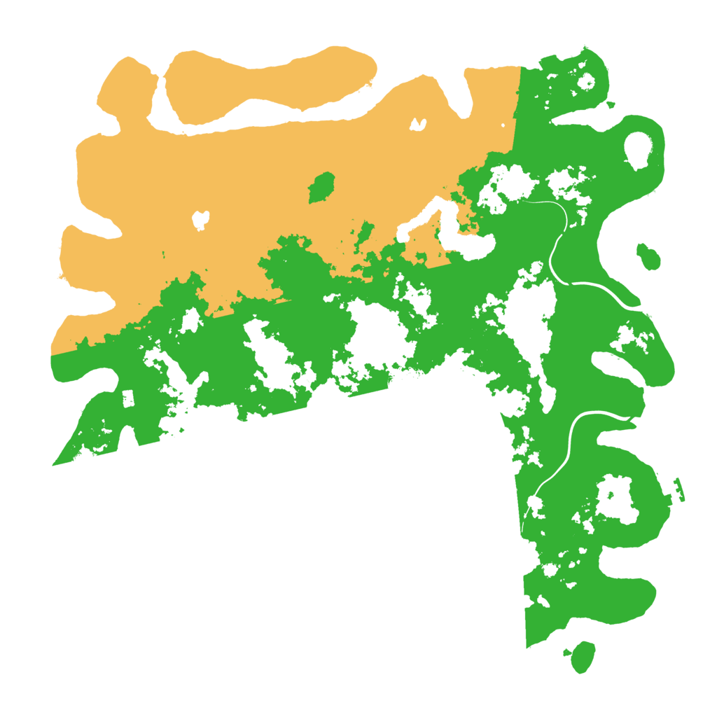 Biome Rust Map: Procedural Map, Size: 4500, Seed: 24542