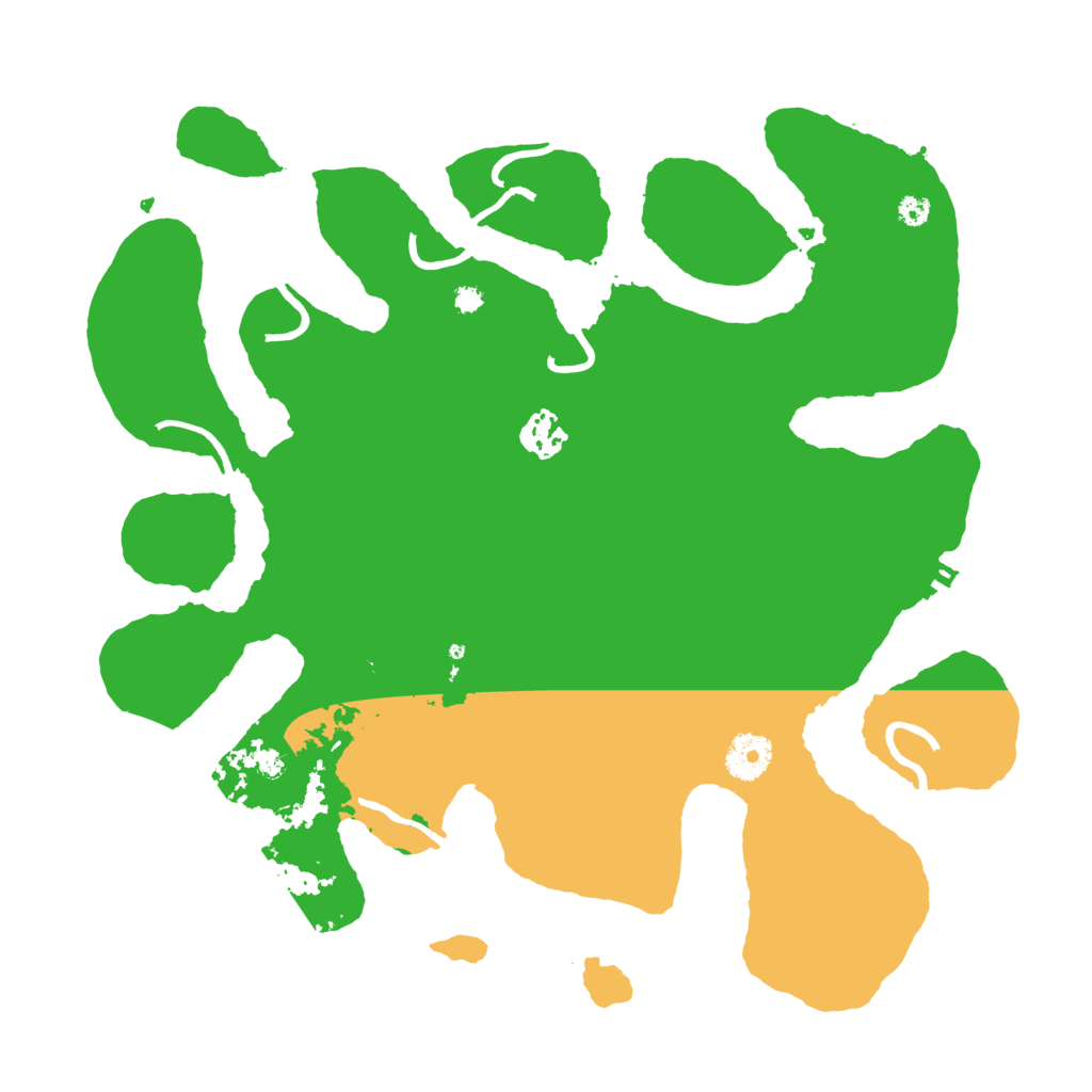 Biome Rust Map: Procedural Map, Size: 3550, Seed: 358408