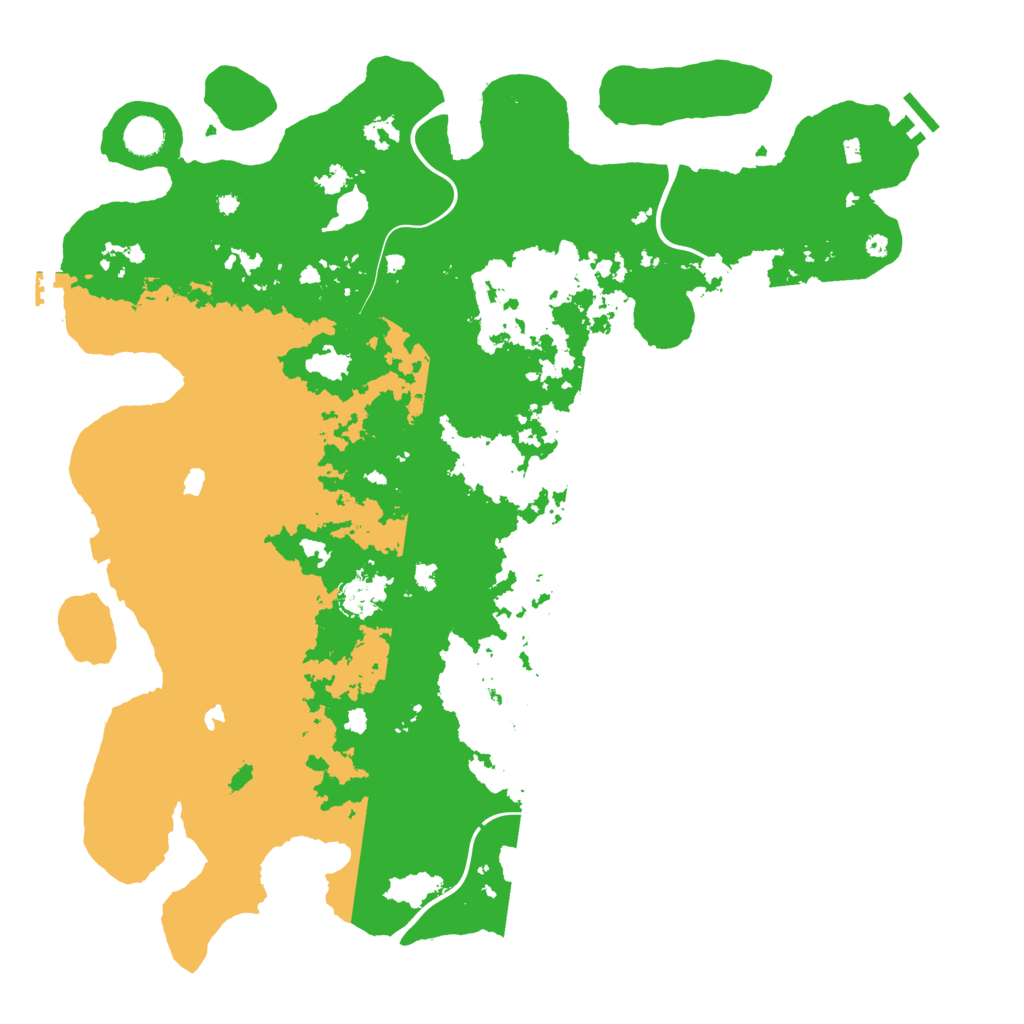 Biome Rust Map: Procedural Map, Size: 4500, Seed: 98478010
