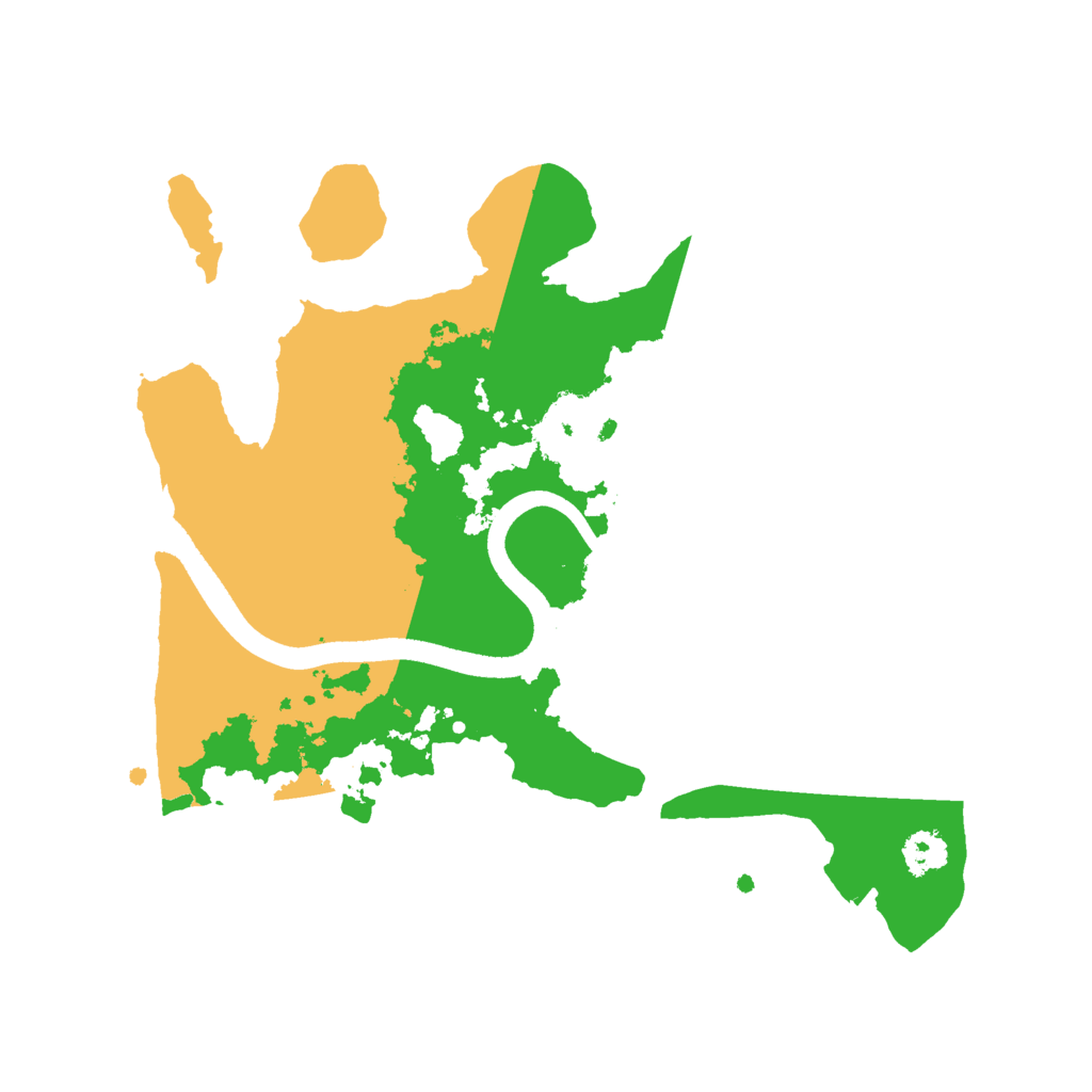 Biome Rust Map: Procedural Map, Size: 2500, Seed: 1425128029