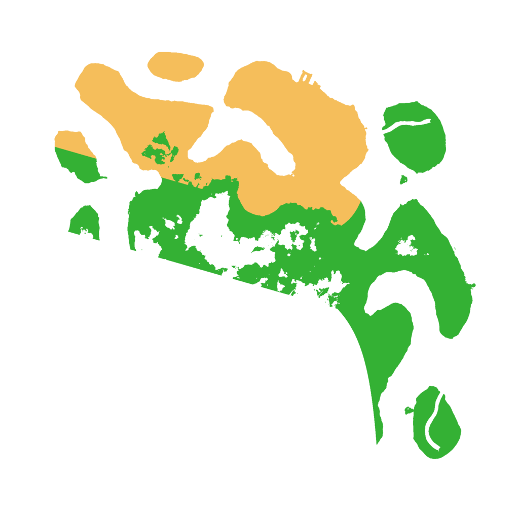 Biome Rust Map: Procedural Map, Size: 3000, Seed: 2406462