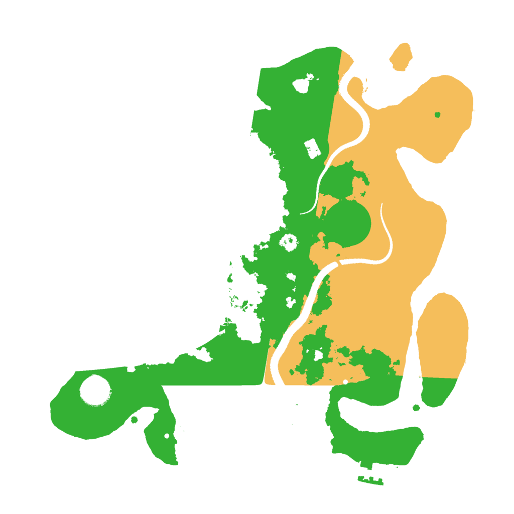 Biome Rust Map: Procedural Map, Size: 3000, Seed: 887861