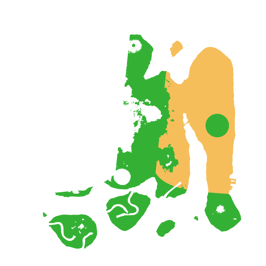 Biome Rust Map: Procedural Map, Size: 3000, Seed: 361269