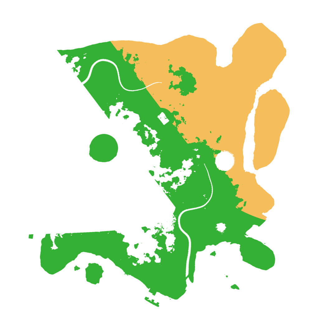 Biome Rust Map: Procedural Map, Size: 3000, Seed: 365992