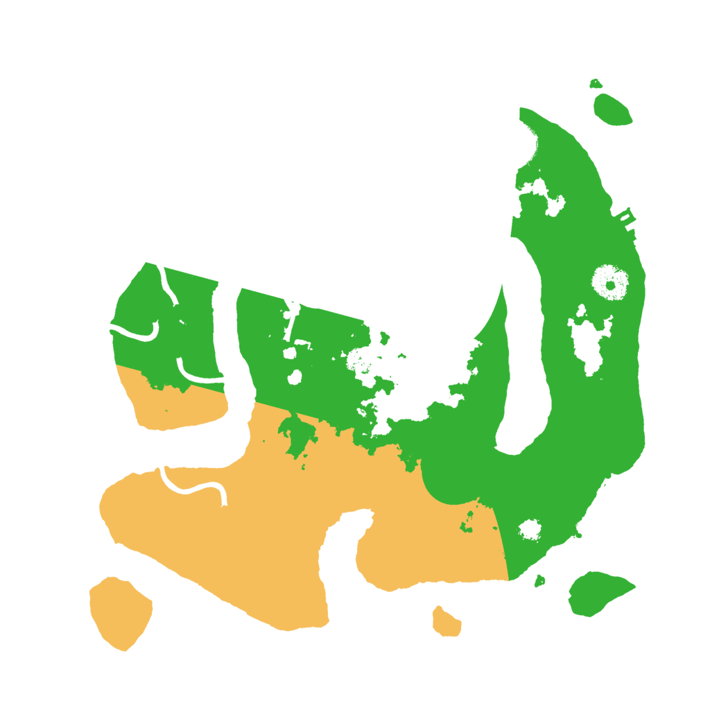 Biome Rust Map: Procedural Map, Size: 3000, Seed: 958331