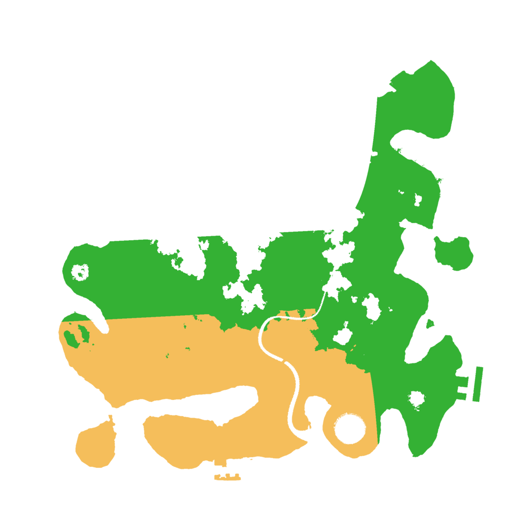 Biome Rust Map: Procedural Map, Size: 3000, Seed: 731743