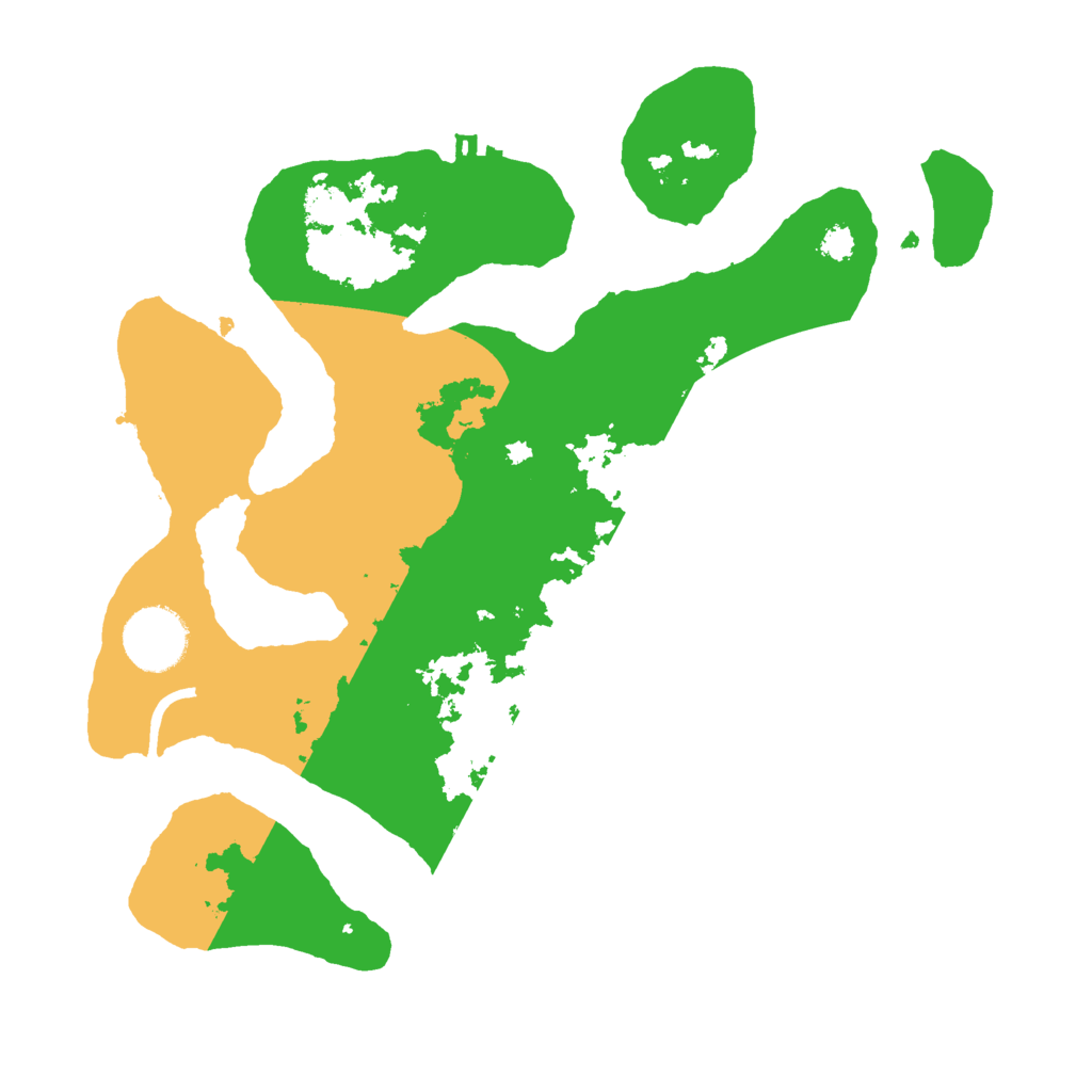 Biome Rust Map: Procedural Map, Size: 3000, Seed: 310446