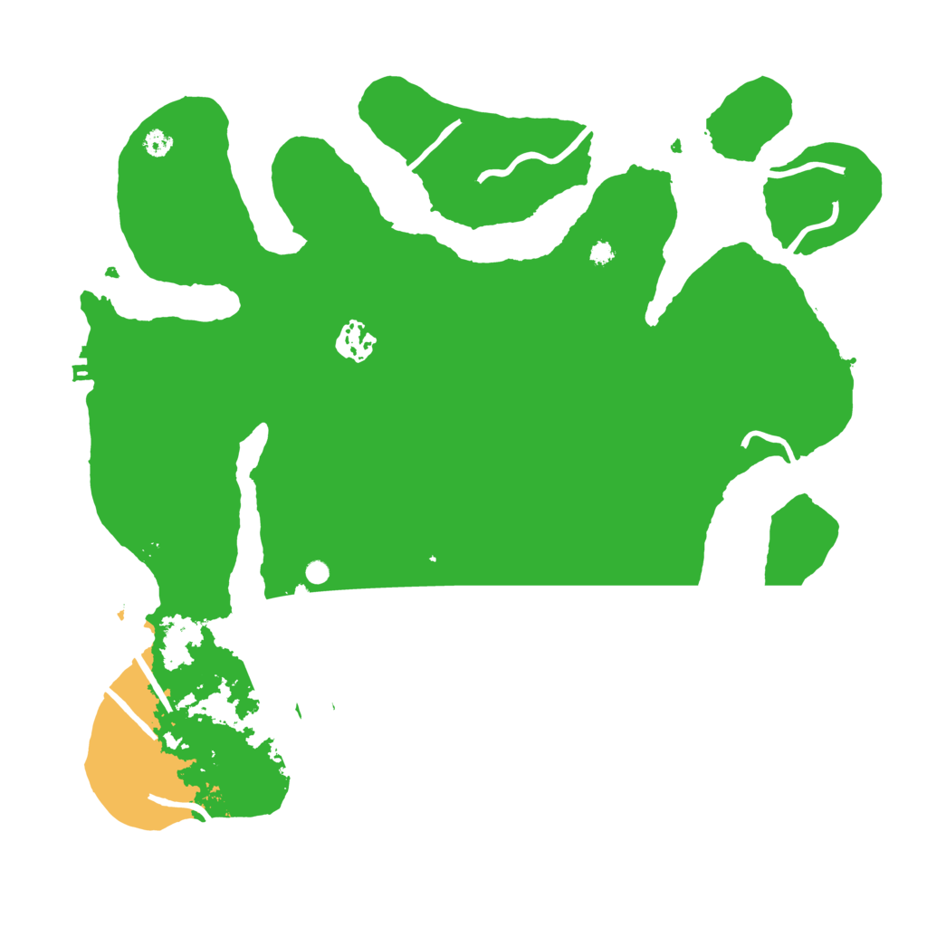 Biome Rust Map: Procedural Map, Size: 3500, Seed: 2096529082