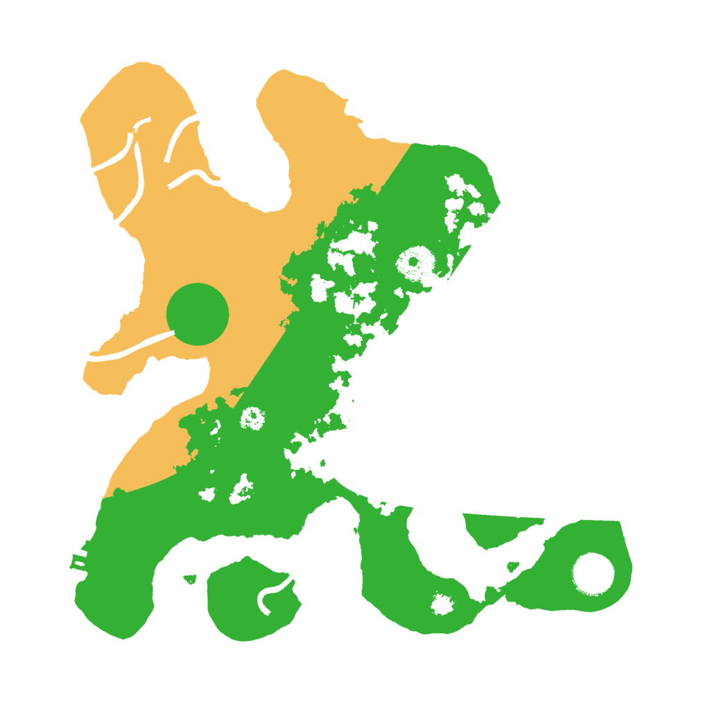 Biome Rust Map: Procedural Map, Size: 3000, Seed: 2065571282