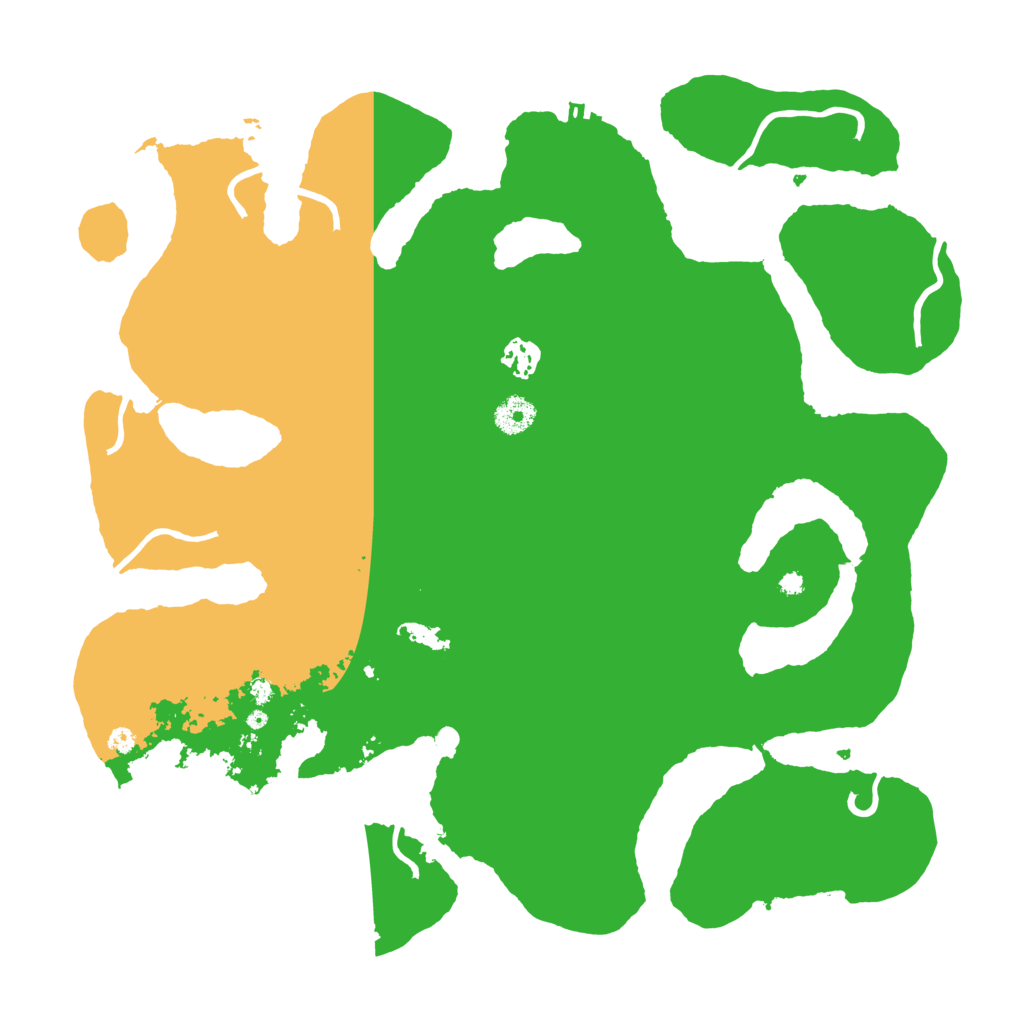 Biome Rust Map: Procedural Map, Size: 3950, Seed: 1017516245